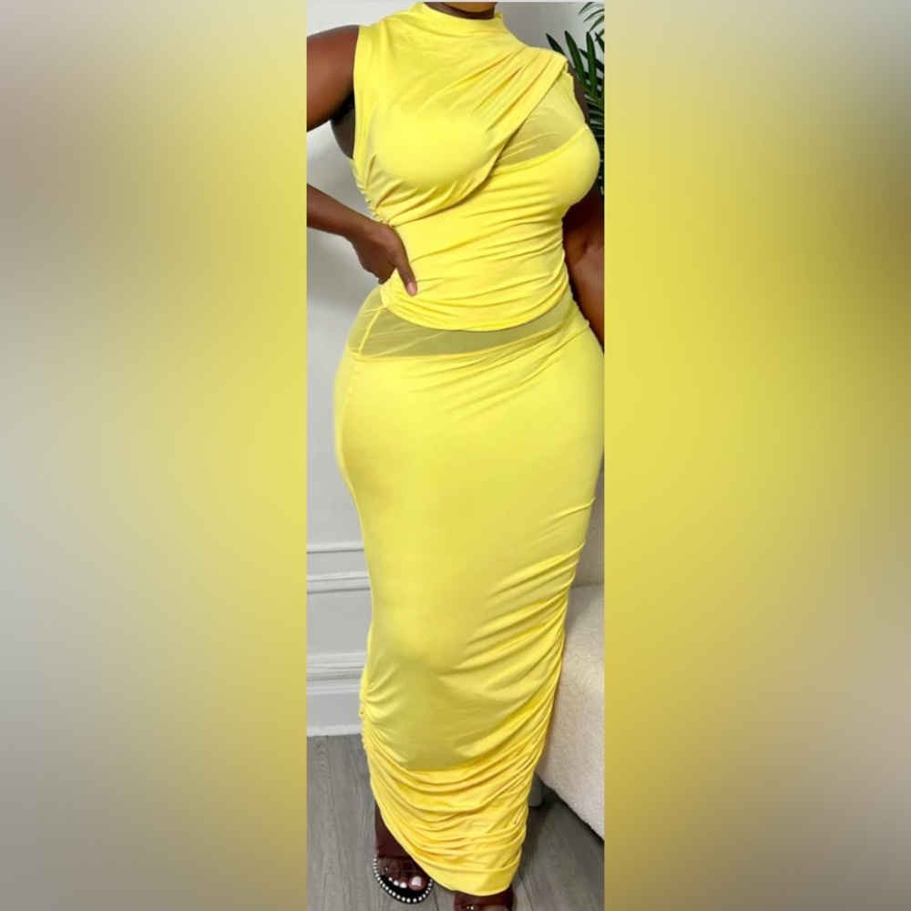 Rouched Bodycon Boutique Dress